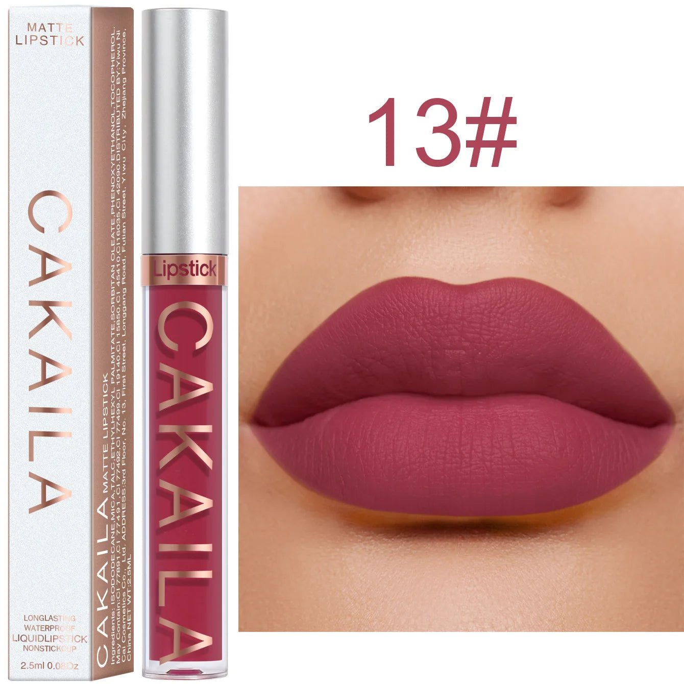 Matte Pink Velvet Lipstick 18 Colors Lip Gloss Long Lasting Non-marking Red Sexy Waterproof Liquid Lipsticks Lip Makeup Cosmetic