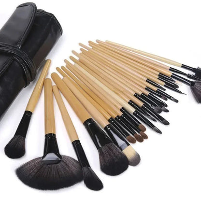 Gift Bag Of  24 pcs Makeup Brush Sets Professional Cosmetics Brushes Eyebrow Powder Foundation Shadows Pinceaux Make Up Tools