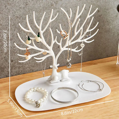 Antlers Jewelry Display Stands Tree Shape Jewelry Storage Frame Earrings Necklaces Bracelets Shopwindow Selling Racks Tray