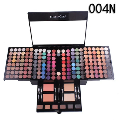 180 Colors Makeup Palette Gift Eyeshadow Powder Blush Lip Stick Cosmetics Kit Eye Primer Luminous Eye Shadow Palette Make Up Set