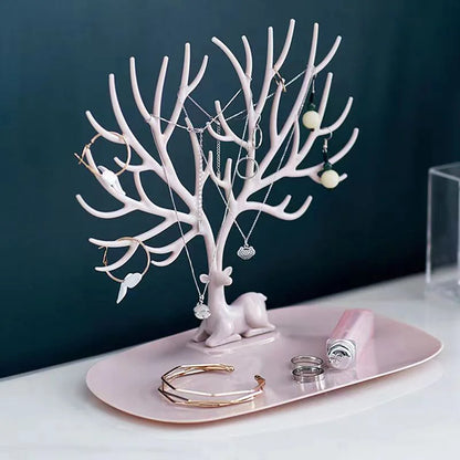 Antlers Jewelry Display Stands Tree Shape Jewelry Storage Frame Earrings Necklaces Bracelets Shopwindow Selling Racks Tray