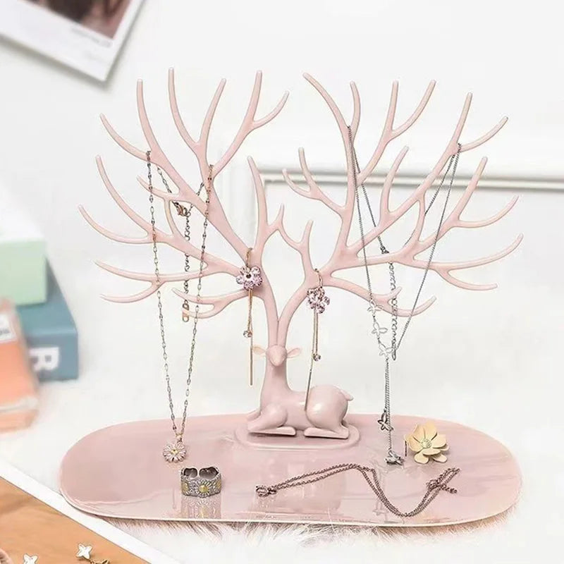 Antlers Jewelry Display Stands Tree Shape Jewelry Storage Frame Earrings Necklaces Bracelets Shopwindow Selling Racks Tray