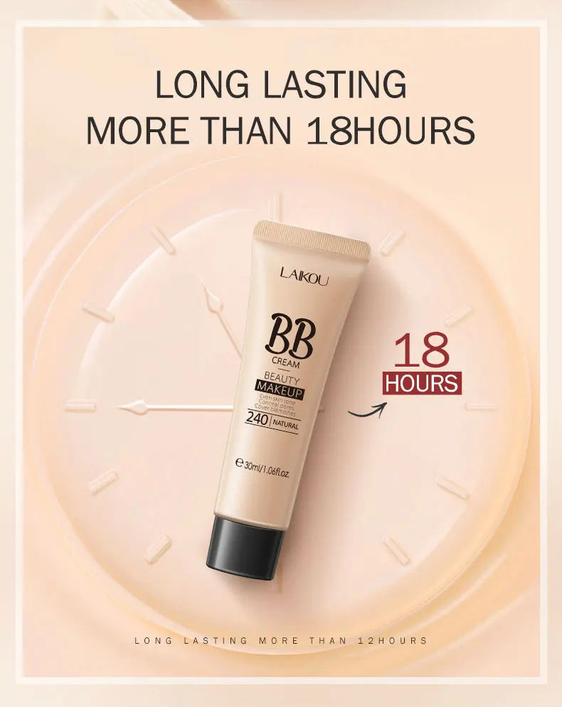 LAIKOU BB Cream Face Base Liquid Foundation Makeup Waterproof Long Lasting Facial Concealer Whitening Cream Korean Make Up