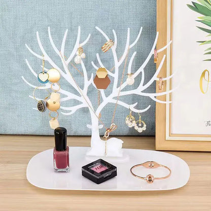 Antlers Jewelry Display Stands Tree Shape Jewelry Storage Frame Earrings Necklaces Bracelets Shopwindow Selling Racks Tray