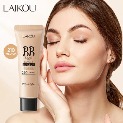 LAIKOU BB Cream Face Base Liquid Foundation Makeup Waterproof Long Lasting Facial Concealer Whitening Cream Korean Make Up