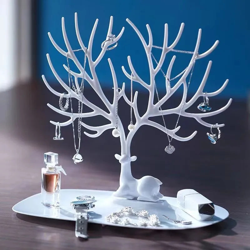 Antlers Jewelry Display Stands Tree Shape Jewelry Storage Frame Earrings Necklaces Bracelets Shopwindow Selling Racks Tray