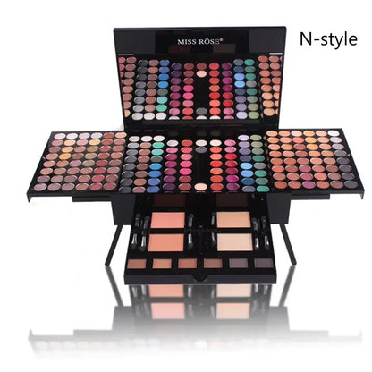 180 Colors Makeup Palette Gift Eyeshadow Powder Blush Lip Stick Cosmetics Kit Eye Primer Luminous Eye Shadow Palette Make Up Set