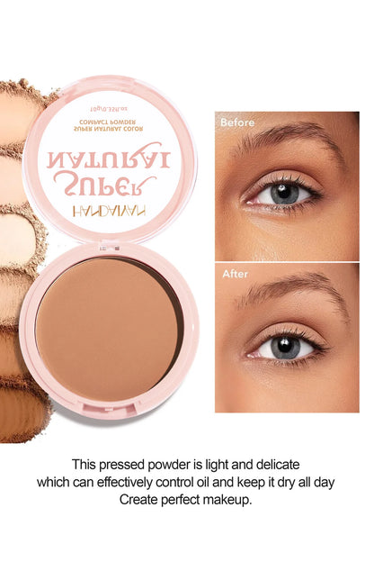 Natural Colors Face Loose Powder Makeup Oil-control Long Lasting Waterproof Compact Powder Cosmetic