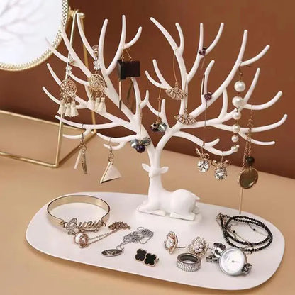 Antlers Jewelry Display Stands Tree Shape Jewelry Storage Frame Earrings Necklaces Bracelets Shopwindow Selling Racks Tray