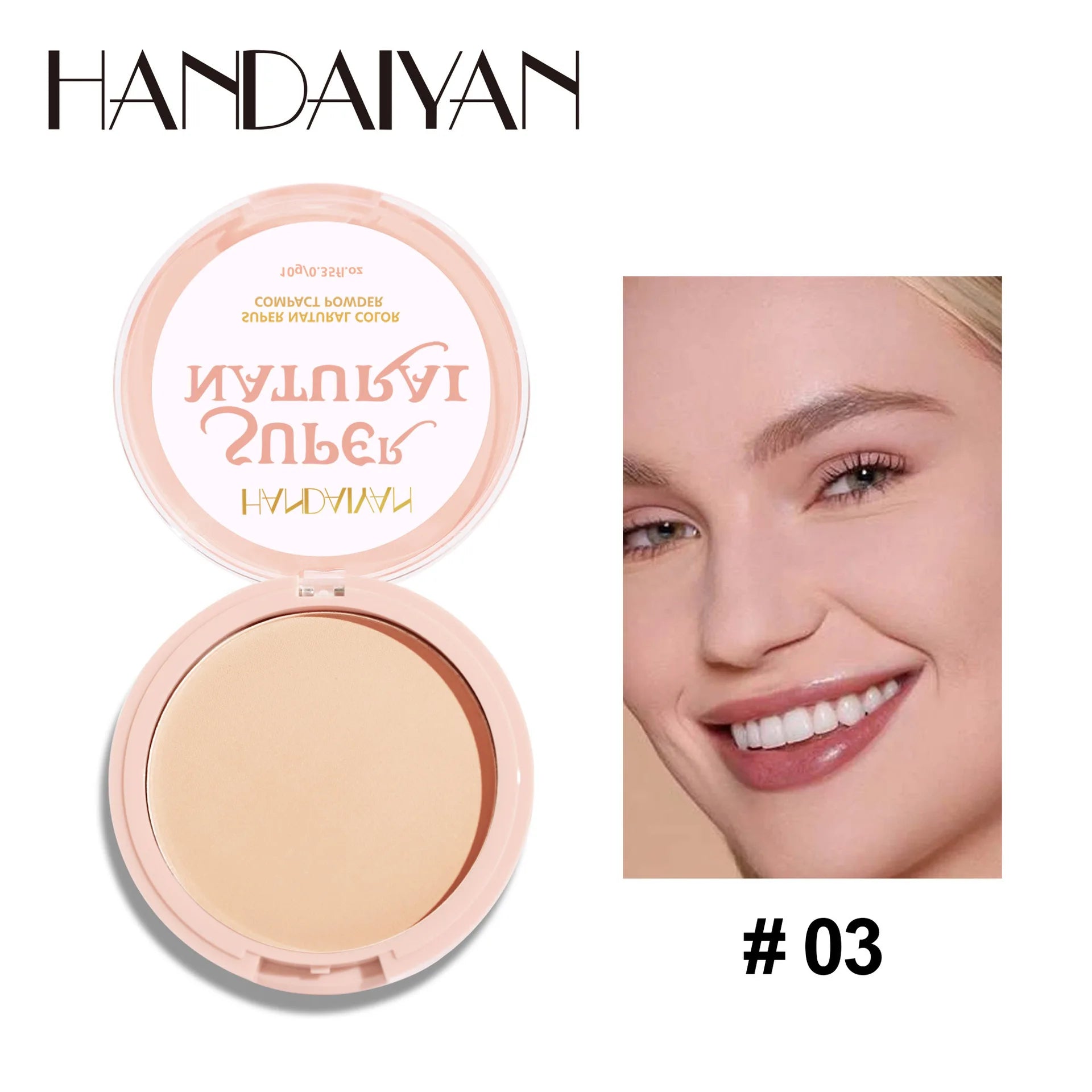 Natural Colors Face Loose Powder Makeup Oil-control Long Lasting Waterproof Compact Powder Cosmetic