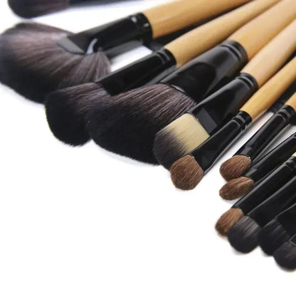 Gift Bag Of  24 pcs Makeup Brush Sets Professional Cosmetics Brushes Eyebrow Powder Foundation Shadows Pinceaux Make Up Tools